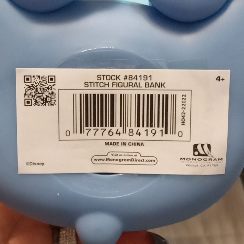 Stitch figural bank - Picture 2 of 5